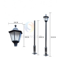 Professional manufacturer outdoor decorative antique cast iron street lamp post led garden pole light